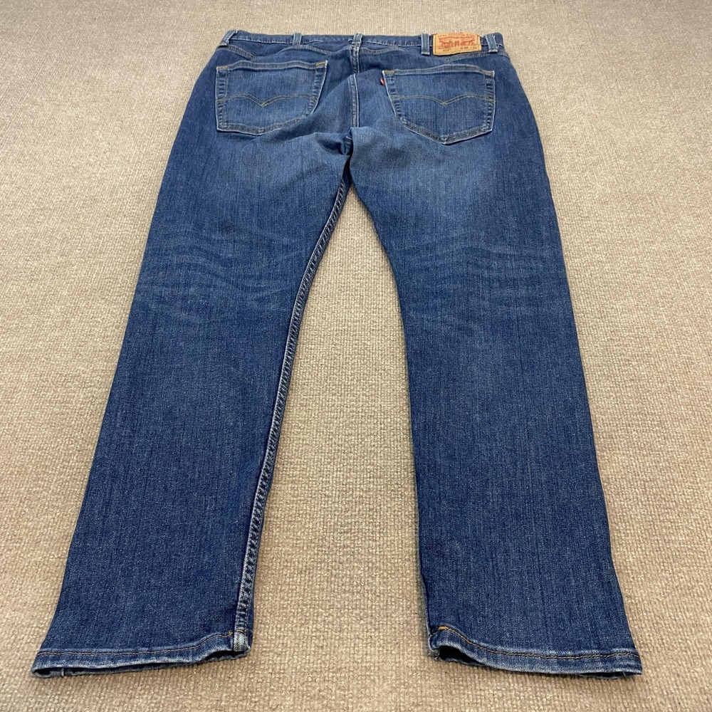 Levis 512 Jeans Mens 38x30 Hemmed Blue Med Wash Slim Taper Stretch Denim Pants